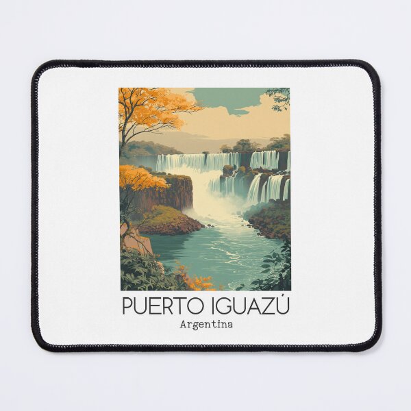 Item preview, A Vintage Travel Art of Puerto Iguazú - Argentina designed and sold by GoodOldVintage.