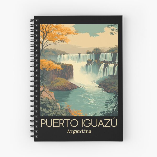 Item preview, A Vintage Travel Art of Puerto Iguazú - Argentina  designed and sold by GoodOldVintage.