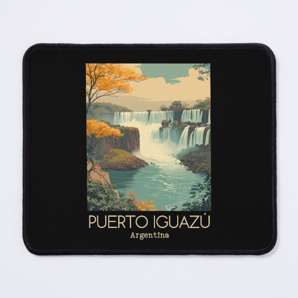 Item preview, A Vintage Travel Art of Puerto Iguazú - Argentina designed and sold by GoodOldVintage.