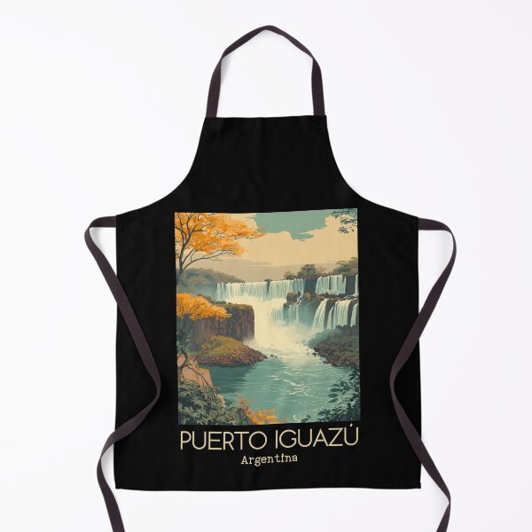 Item preview, A Vintage Travel Art of Puerto Iguazú - Argentina  designed and sold by GoodOldVintage.