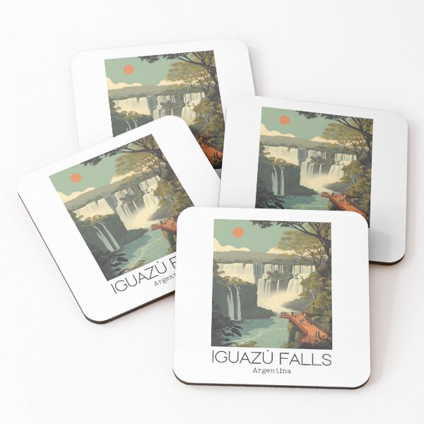 Item preview, A Vintage Travel Art of Puerto Iguazú - Argentina  designed and sold by GoodOldVintage.