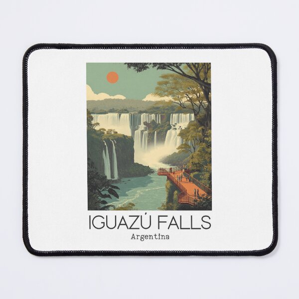 Item preview, A Vintage Travel Art of Puerto Iguazú - Argentina designed and sold by GoodOldVintage.