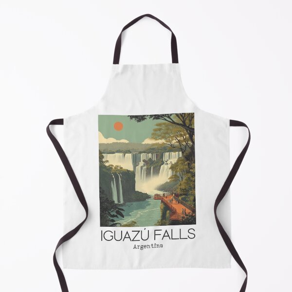 Item preview, A Vintage Travel Art of Puerto Iguazú - Argentina  designed and sold by GoodOldVintage.