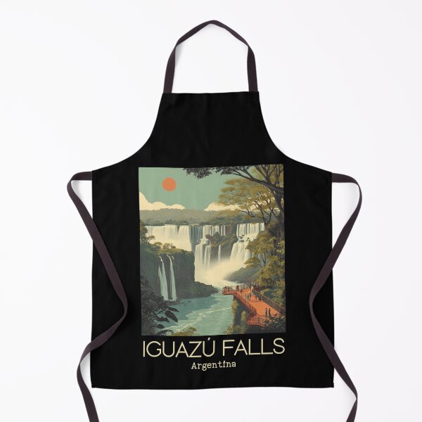 Item preview, A Vintage Travel Art of Puerto Iguazú - Argentina  designed and sold by GoodOldVintage.