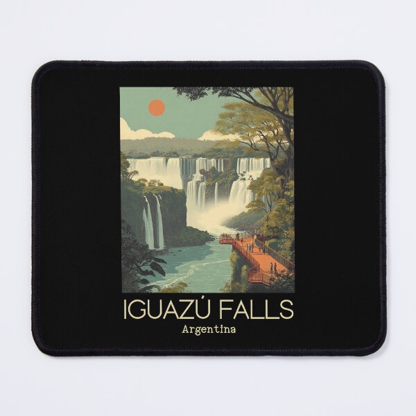 Item preview, A Vintage Travel Art of Puerto Iguazú - Argentina designed and sold by GoodOldVintage.