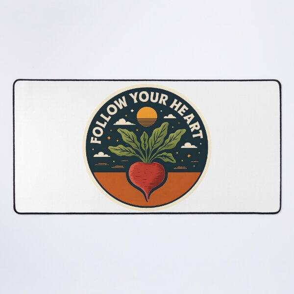 Item preview, Follow Your Heart – Vintage Beetroot Design designed and sold by LoveLabDesign.