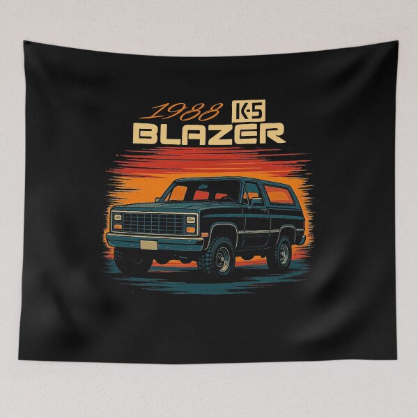 Item preview, 1988 K5 Blazer – Retro Off-Road SUV Art with Sunset Style designed and sold by TheArtOfCar.