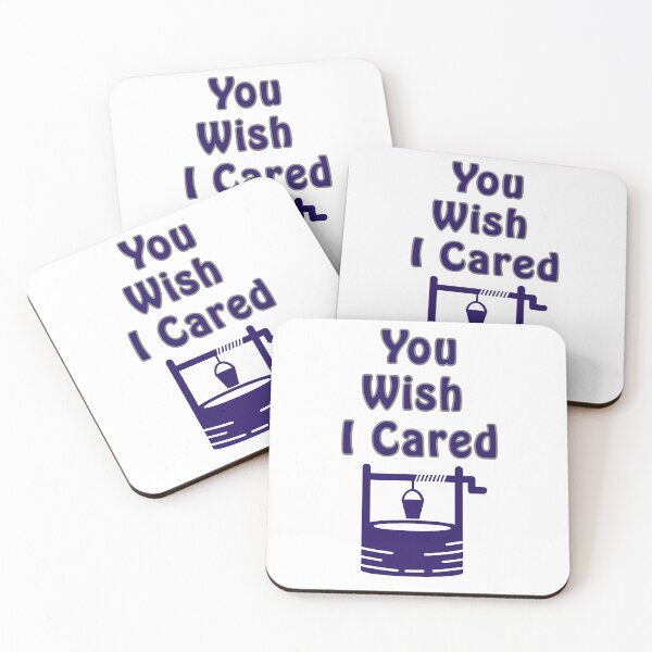 Item preview, You Wish I Cared designed and sold by TheMysticNook.
