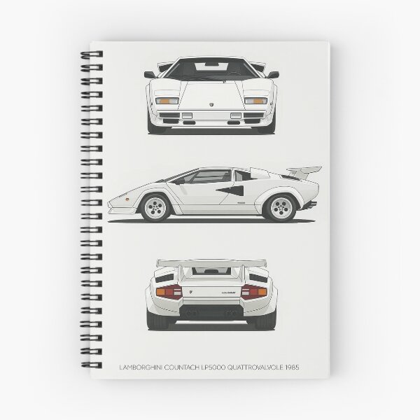 Item preview, 1985 Countach LP5000 QV – Classic Supercar Multi-View  designed and sold by TheArtOfCar.