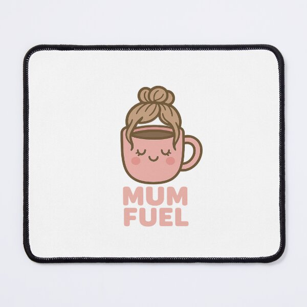 Item preview, Mum Fuel Coffee Cup Cartoon | Cute Messy Bun Tired Mum Aesthetic Gift designed and sold by DJCApparel.