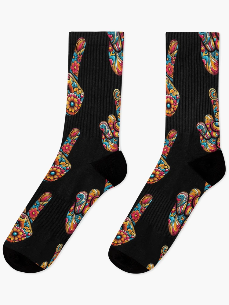 Thumbnail 1 of 5, Socks, Groovy designed and sold by RuthFurtado.