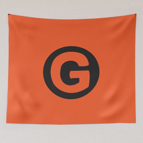 Artikelvorschau, Buchstabe g orange entworfen und verkauft von ZiphGames.