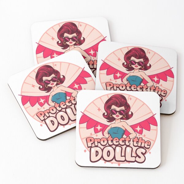 Item preview, Protect The Dolls Retro Aesthetic Feminist Empowerment Design designed and sold by CHAOS STUDIO.