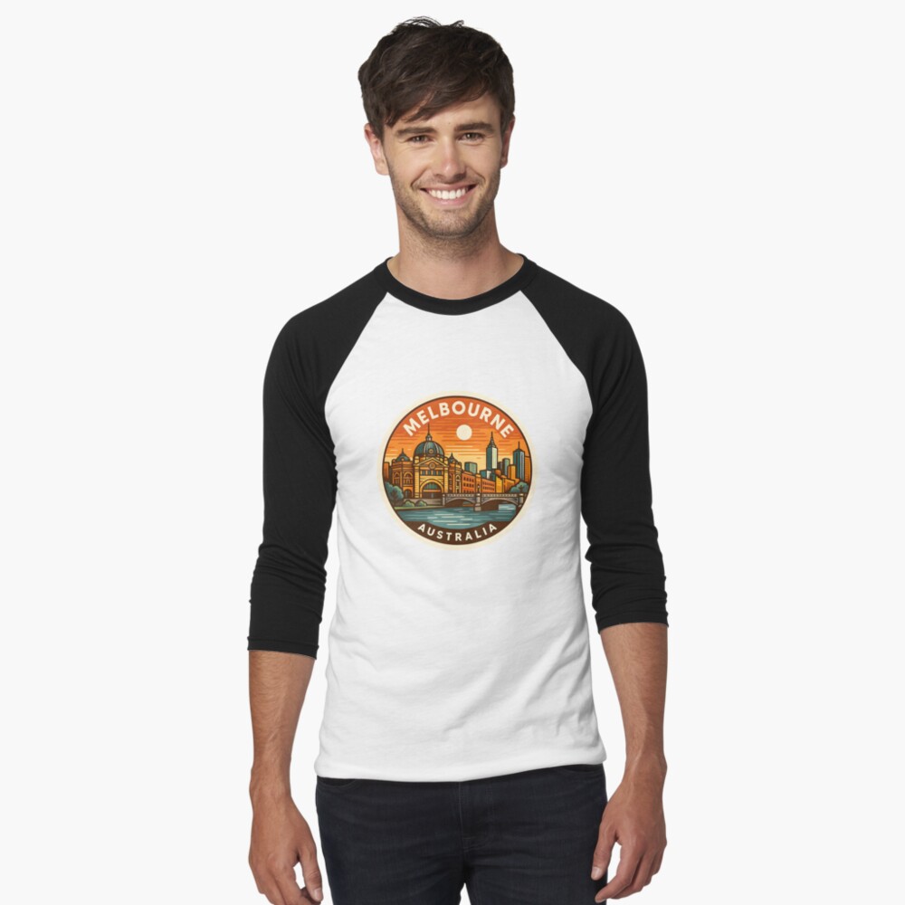 Item preview, Baseball ¾ Sleeve T-Shirt designed and sold by LoveLabDesign.