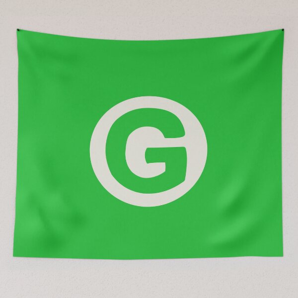 Item preview, letter g green designed and sold by ZiphGames.