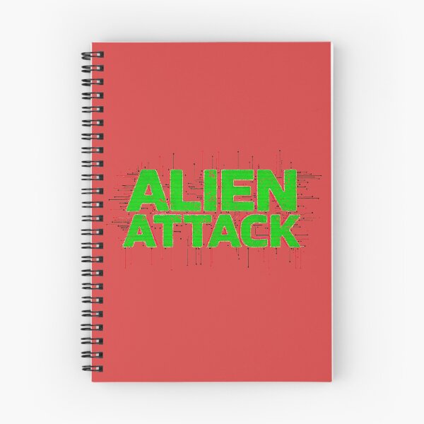 Item preview, Alien Attack – Tech-Glitch Neon Circuit Typography designed and sold by SteadyRolling.