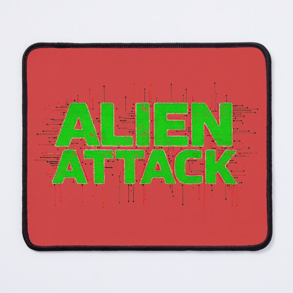Item preview, Alien Attack – Tech-Glitch Neon Circuit Typography designed and sold by SteadyRolling.