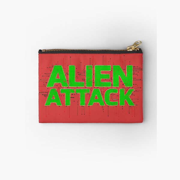 Item preview, Alien Attack – Tech-Glitch Neon Circuit Typography designed and sold by SteadyRolling.