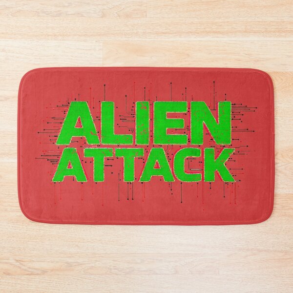 Item preview, Alien Attack – Tech-Glitch Neon Circuit Typography designed and sold by SteadyRolling.