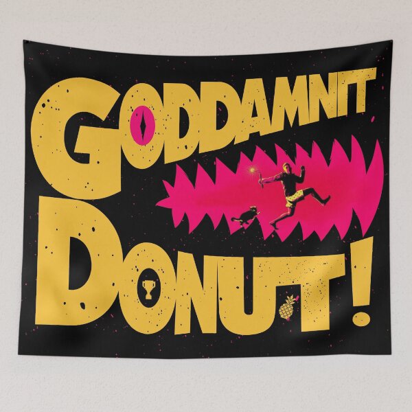 Item preview, Goddamnit Donut (book cover design) designed and sold by spoonsmerch.