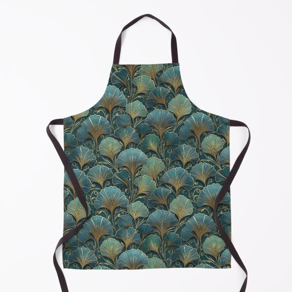 Item preview, Metallic Art Nouveau Gingko Leaves designed and sold by Boddicca.