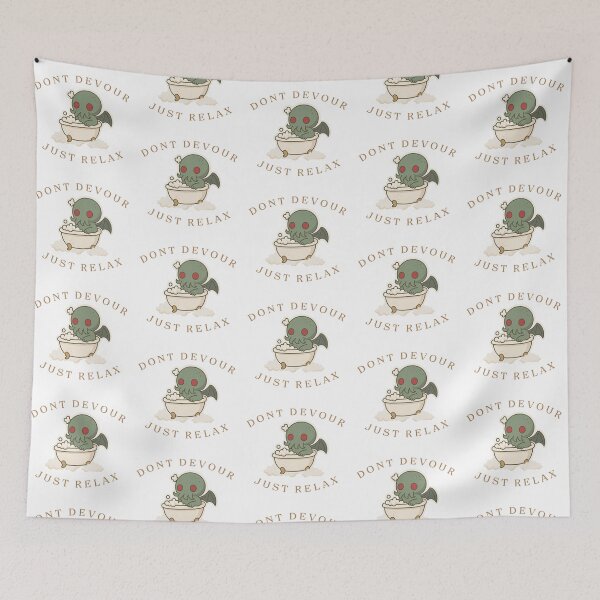 Item preview, Cthulhu bathtime Just relax designed and sold by 3DPossumPrints.