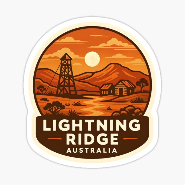 Item preview, Lightning Ridge Australia – Vintage Outback designed and sold by LoveLabDesign.