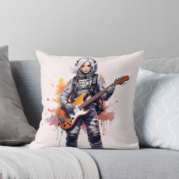 Item preview, Girl with guitar in astronaut costume designed and sold by Nazardes.