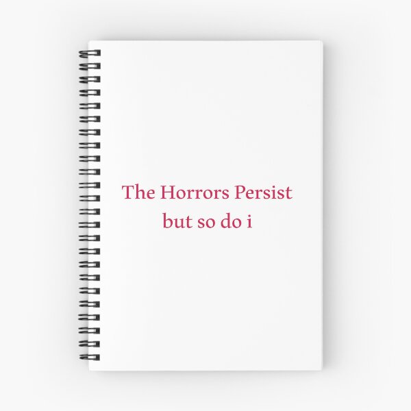 Item preview, The Horrors Persist designed and sold by Paper Drip.