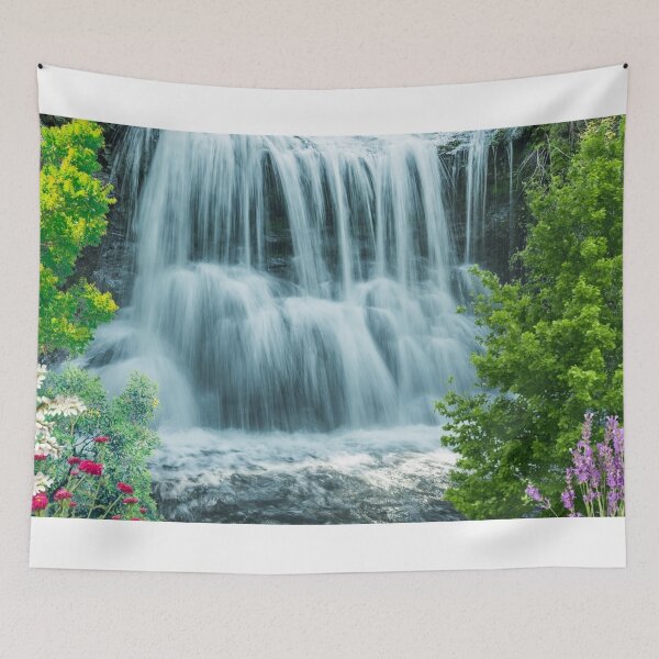 Item preview, Springtime Waterfall designed and sold by DigitalShoppeIL.