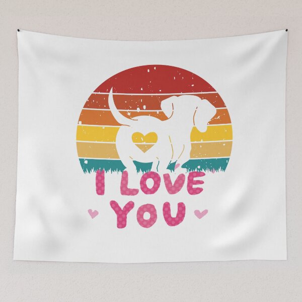 Item preview,  I Love My Cute Dog  #  my dogs loves me designed and sold by goodFather4ever.