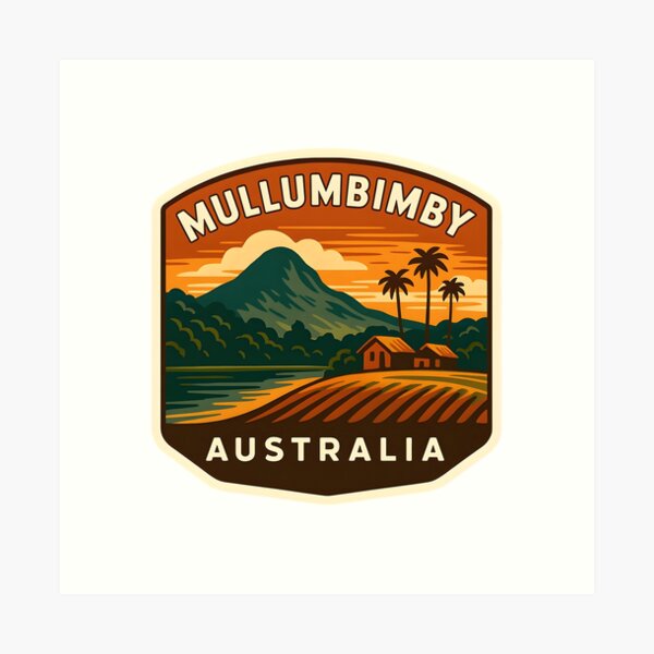 Item preview, Mullumbimby Australia – Retro Hinterland Trave designed and sold by LoveLabDesign.