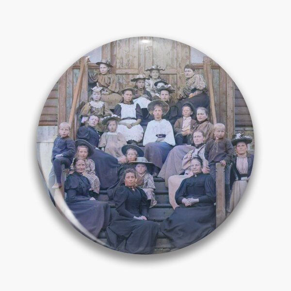 Item preview, Norwegians in front of a church designed and sold by 19th Century in Color.