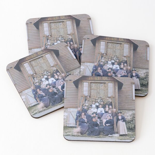 Item preview, Norwegians in front of a church designed and sold by 19th Century in Color.