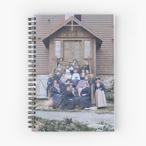 Item preview, Norwegians in front of a church designed and sold by 19th Century in Color.
