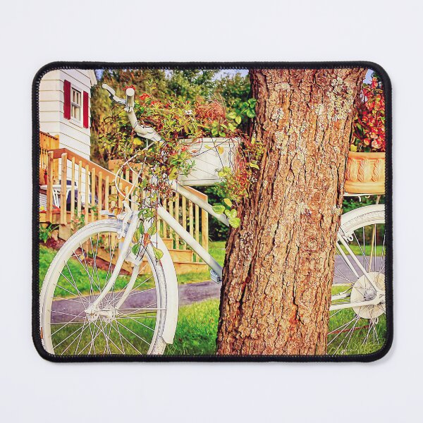 Item preview, Front yard bike and flowers designed and sold by Travelways.