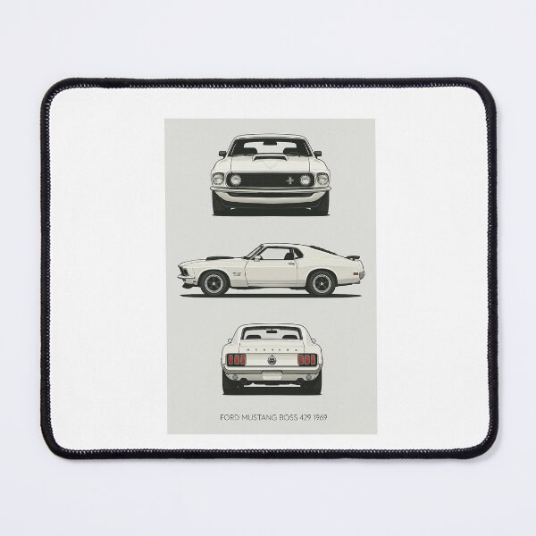 Item preview, 1969 Ford Mustang Boss 429 – Classic Muscle Car Multi-View  designed and sold by TheArtOfCar.