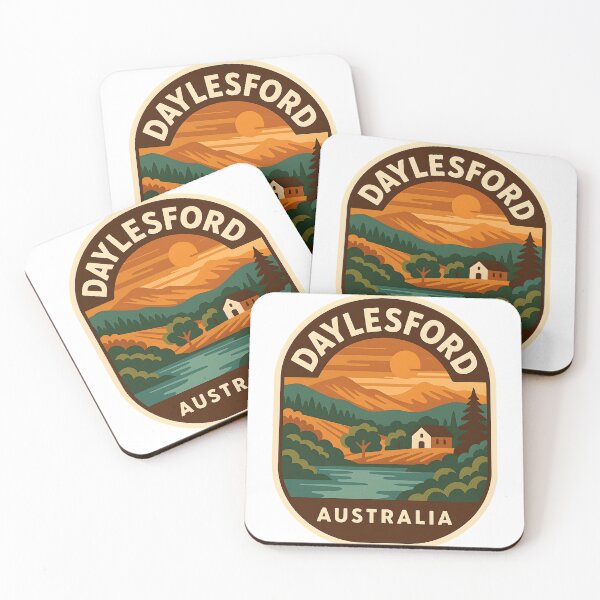 Item preview, Daylesford Australia – Vintage Countryside Travel  designed and sold by LoveLabDesign.