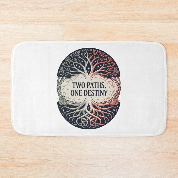 Item preview, Two Paths One Destiny – Dual Tree of Life Cosmic Design designed and sold by Zanigold.