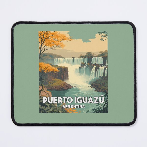 Item preview, A Vintage Travel Art of Puerto Iguazú - Argentina designed and sold by GoodOldVintage.