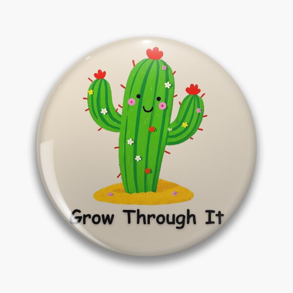 Item preview, Grow Through It: Blooming Cactus Strength designed and sold by Harmon Luxe Studio .