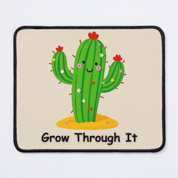 Item preview, Grow Through It: Blooming Cactus Strength designed and sold by Harmon Luxe Studio .