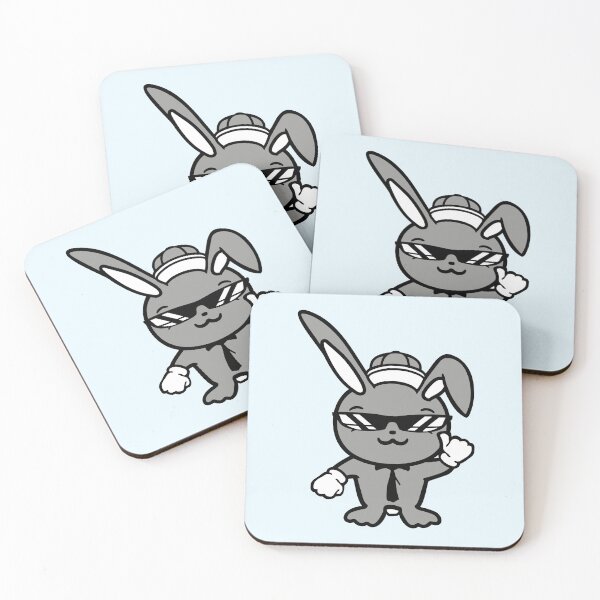 Item preview, Bunny Sunglasses Cappy Tie Cool Cap Chill Suit Guy designed and sold by shirt-o-mat.