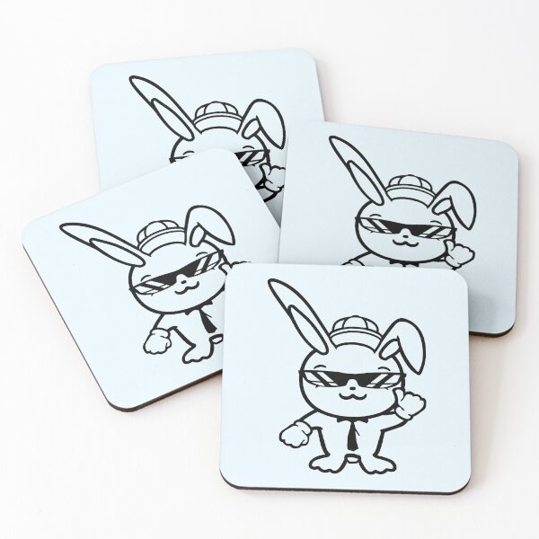 Item preview, Bunny Sunglasses Cappy Tie Cool Cap Chill Suit Guy designed and sold by shirt-o-mat.