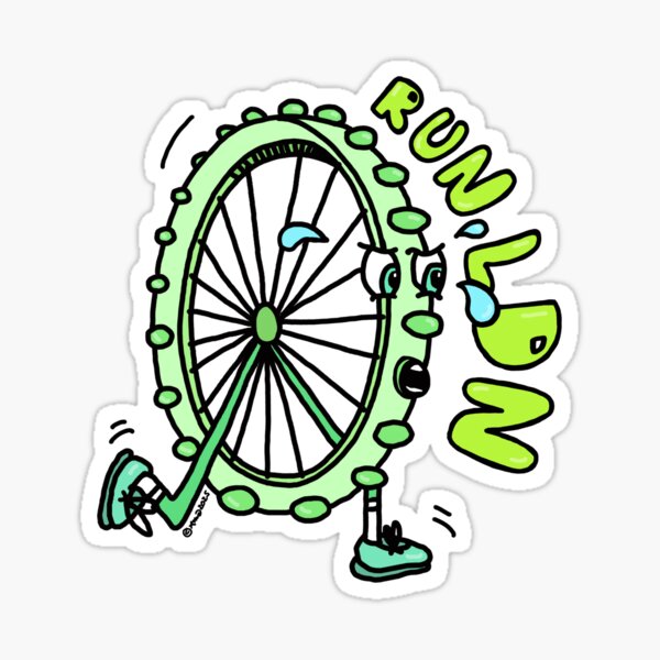 Item preview, RUN LDN (green) designed and sold by NEZRUNS.