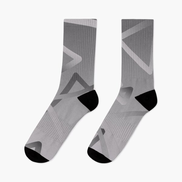 Item preview, Gray triangles | gradient | color geometry designed and sold by dfly-creations.