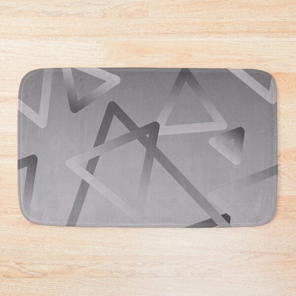 Item preview, Gray triangles | gradient | color geometry designed and sold by dfly-creations.