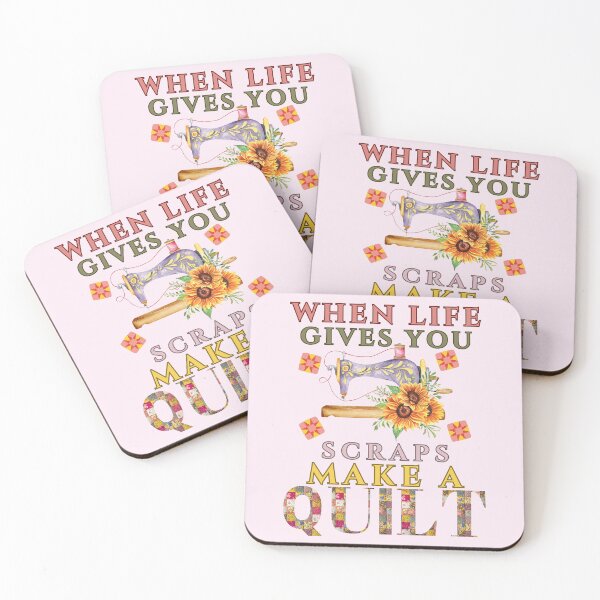 Item preview, When Life Gives You Scraps, Make a Quilt - Funny Quilter designed and sold by Wiss2Arts.