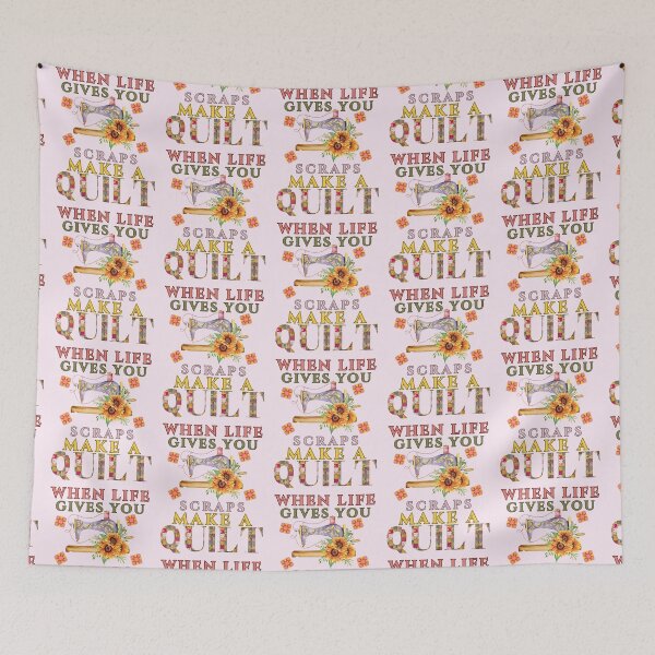 Item preview, When Life Gives You Scraps, Make a Quilt - Funny Quilter designed and sold by Wiss2Arts.