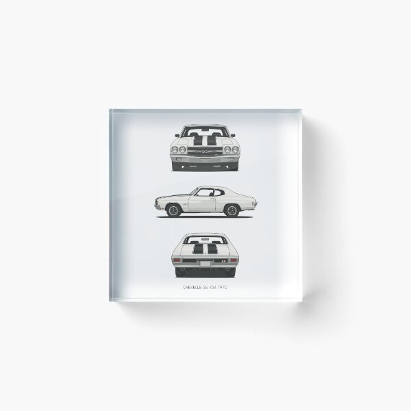 Item preview, 1970 Chevelle SS 454 LS6 – Classic Muscle Car Triple-View  designed and sold by TheArtOfCar.